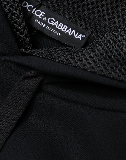 Чорний пуловер з капюшоном Dolce &amp; Gabbana. Чоловічий світшот. Светр