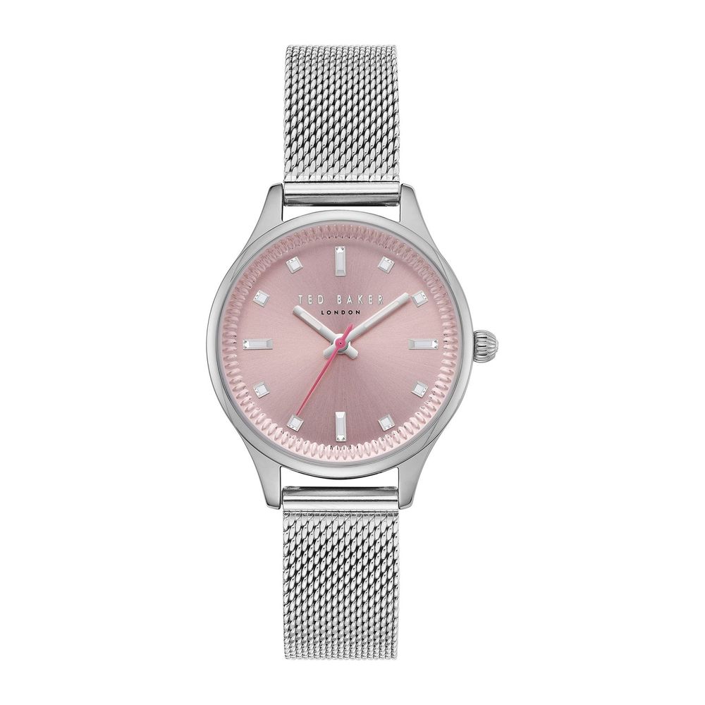 Срібний сталевий годинник Ted Baker