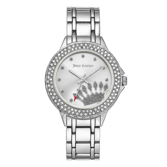 Срібний металевий годинник Juicy Couture