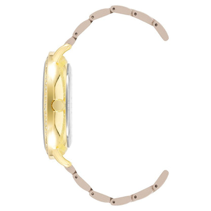 Бежевий металевий годинник Juicy Couture