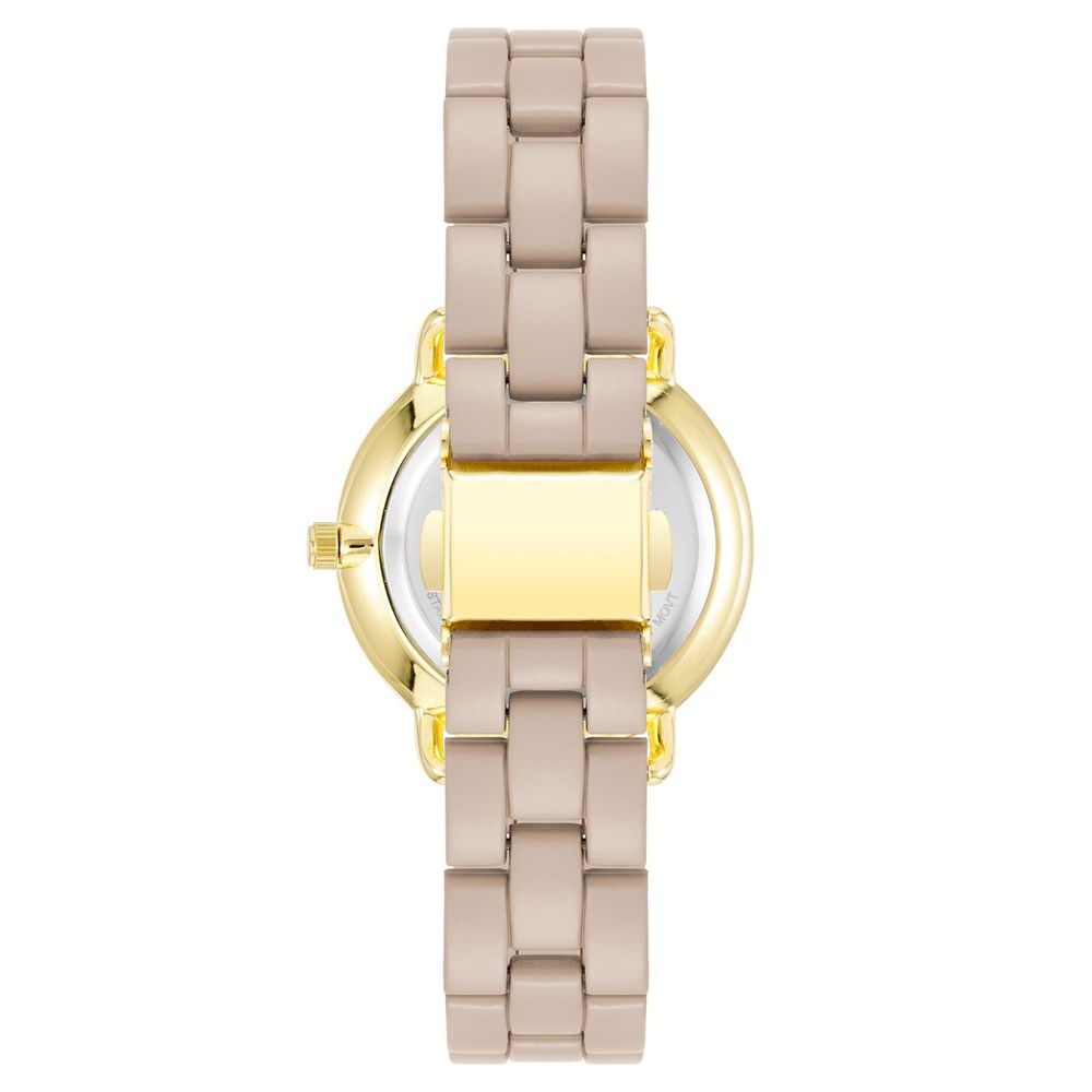 Бежевий металевий годинник Juicy Couture