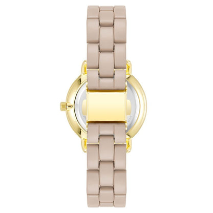Бежевий металевий годинник Juicy Couture