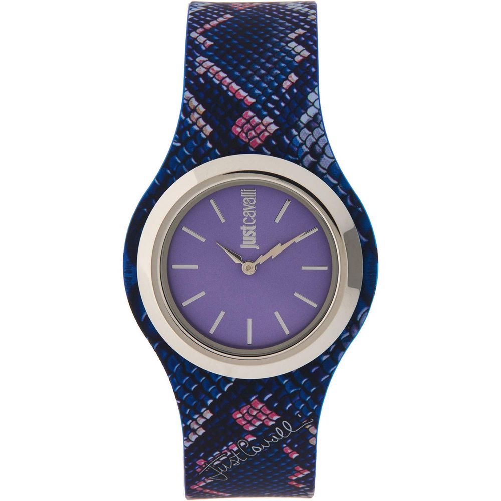 Силіконовий годинник Just Cavalli Purple