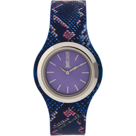 Силіконовий годинник Just Cavalli Purple