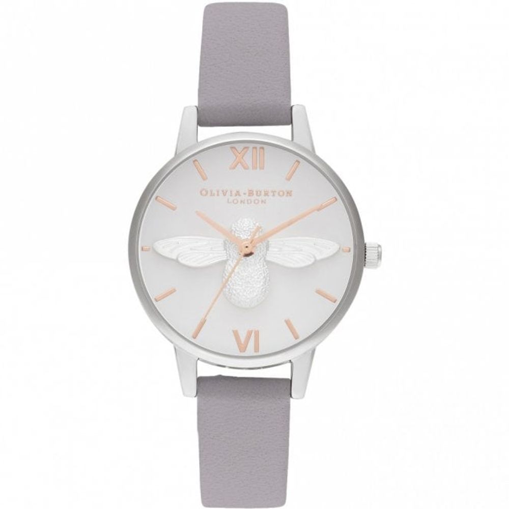 Фіолетовий годинник Olivia Burton із синтетичної шкіри