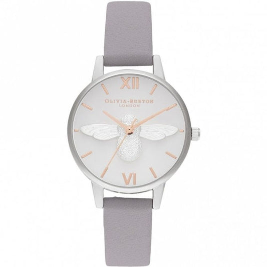 Фіолетовий годинник Olivia Burton із синтетичної шкіри