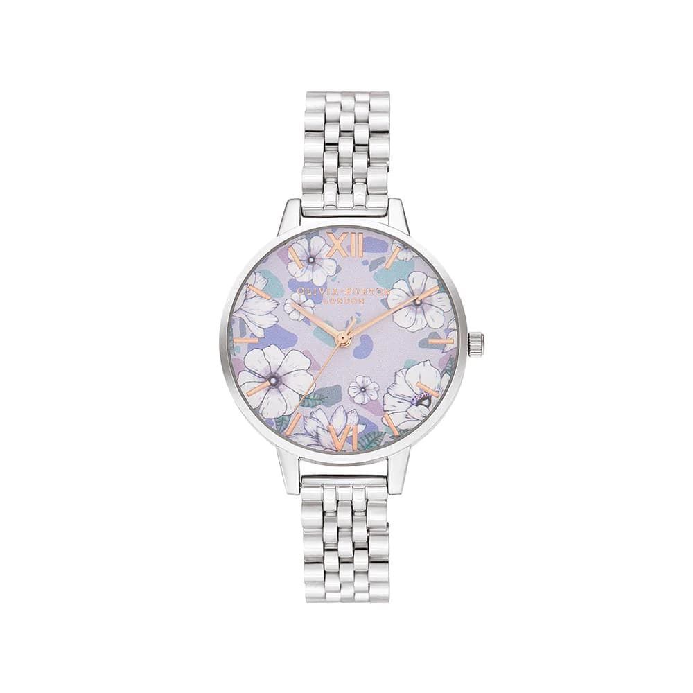 Срібний сталевий годинник Olivia Burton