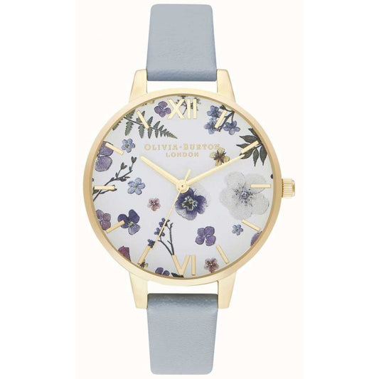 Годинник Olivia Burton Blue з синтетичної шкіри