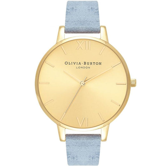 Годинник Olivia Burton Blue з синтетичної шкіри