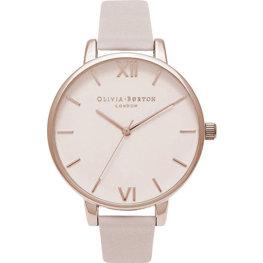 Білий годинник Olivia Burton із синтетичної шкіри