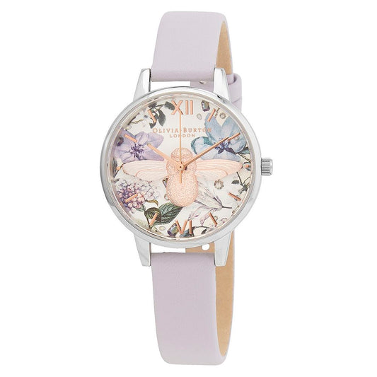 Фіолетовий годинник Olivia Burton із синтетичної шкіри