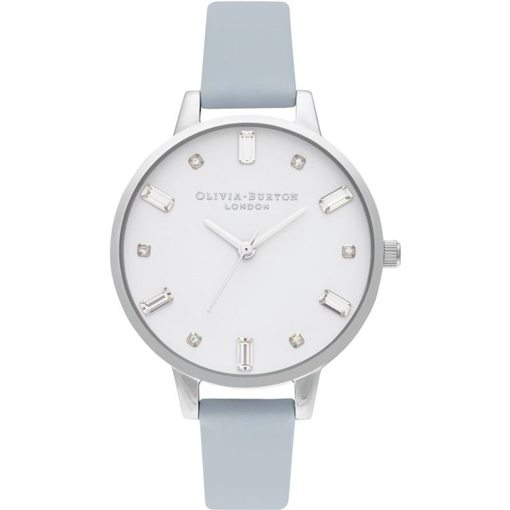 Годинник Olivia Burton Blue з синтетичної шкіри
