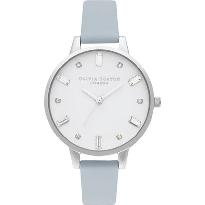 Годинник Olivia Burton Blue з синтетичної шкіри