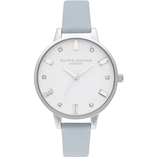 Годинник Olivia Burton Blue з синтетичної шкіри
