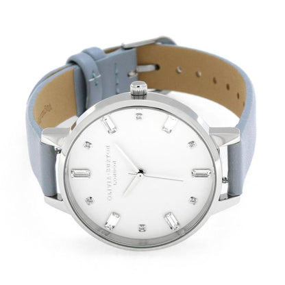 Годинник Olivia Burton Blue з синтетичної шкіри