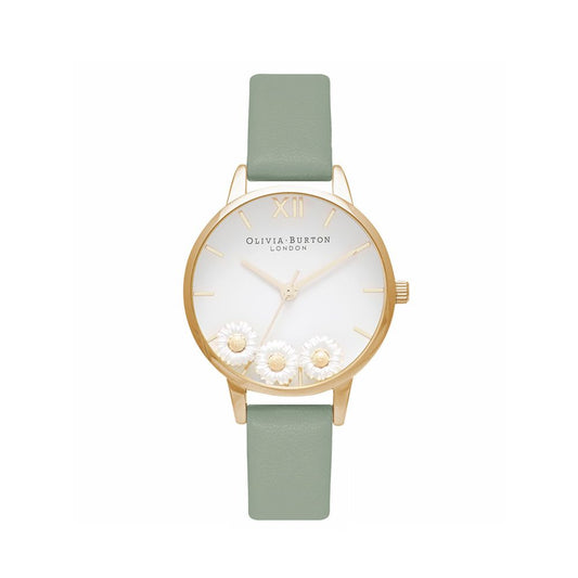 Годинник Olivia Burton Green із синтетичної шкіри