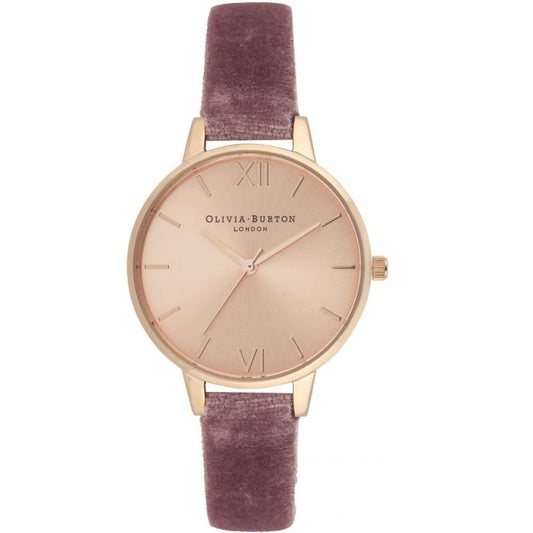 Фіолетовий годинник Olivia Burton із синтетичної шкіри