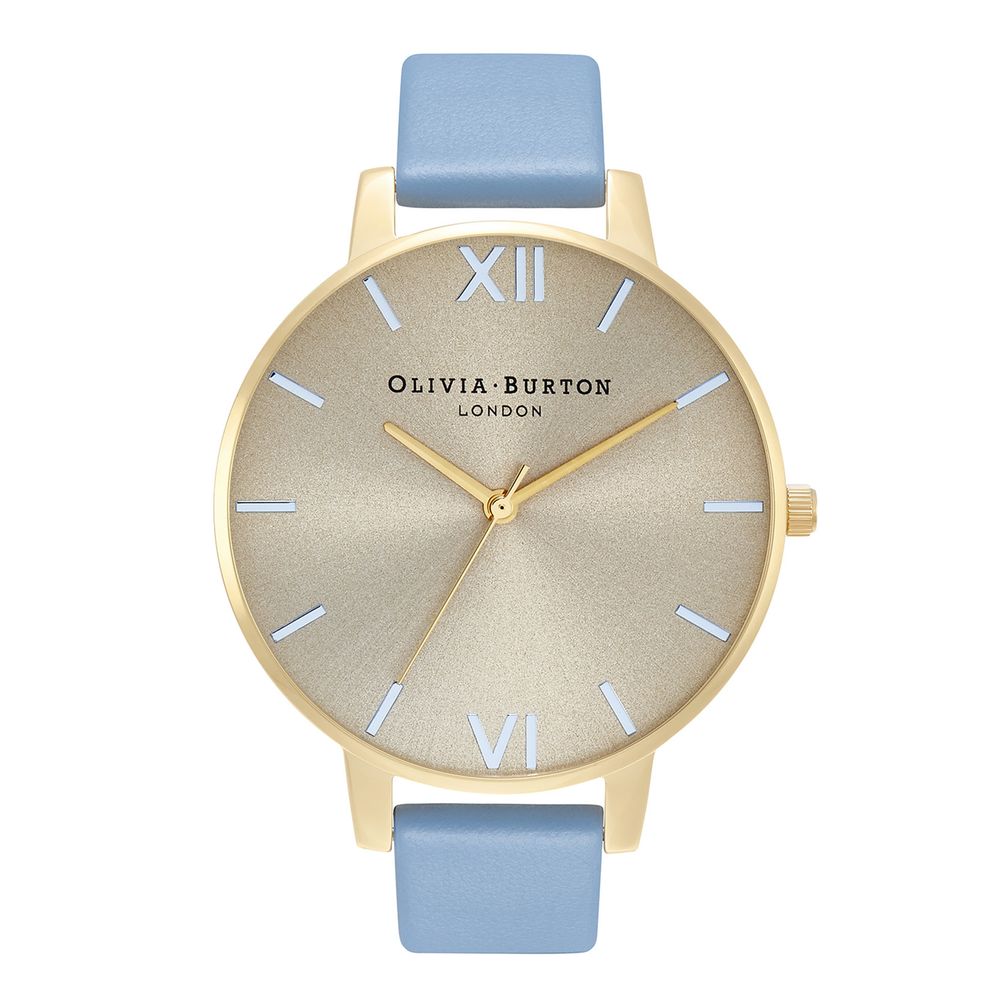 Годинник Olivia Burton Blue з синтетичної шкіри