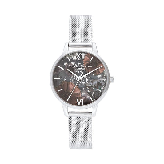 Срібний сталевий годинник Olivia Burton