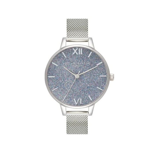 Срібний сталевий годинник Olivia Burton