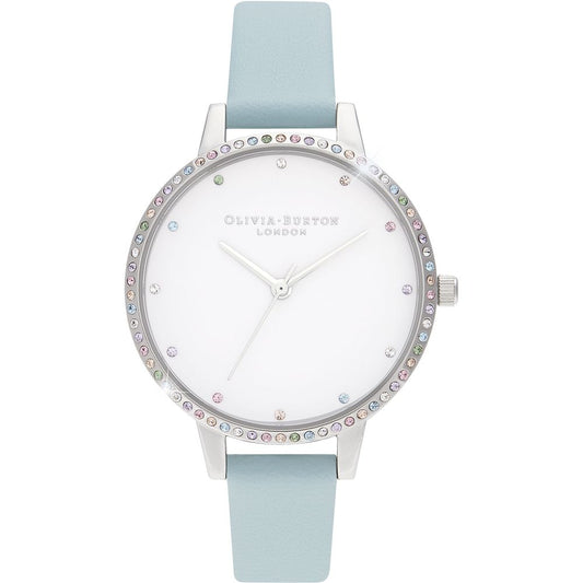 Годинник Olivia Burton Blue з синтетичної шкіри