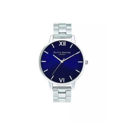 Срібний сталевий годинник Olivia Burton