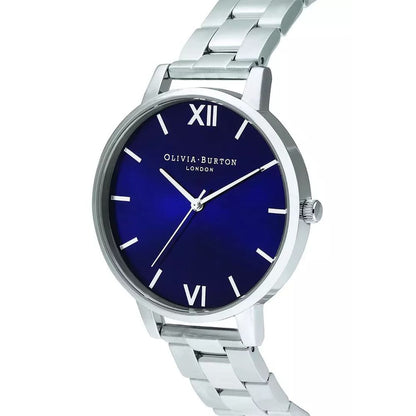 Срібний сталевий годинник Olivia Burton