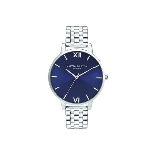 Срібний сталевий годинник Olivia Burton