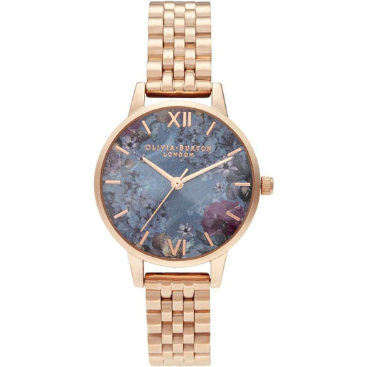 Багатоколірний сталевий годинник Olivia Burton