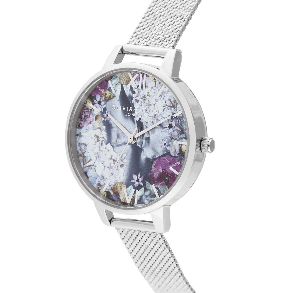 Срібний сталевий годинник Olivia Burton