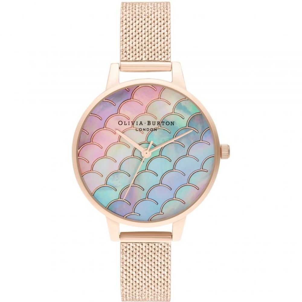 Багатоколірний сталевий годинник Olivia Burton