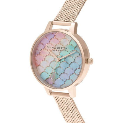Багатоколірний сталевий годинник Olivia Burton