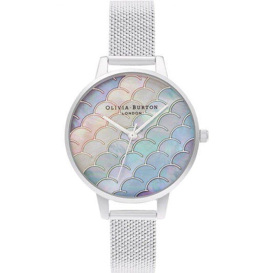 Срібний сталевий годинник Olivia Burton
