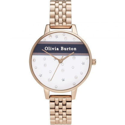 Багатоколірний сталевий годинник Olivia Burton