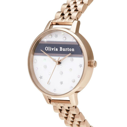 Багатоколірний сталевий годинник Olivia Burton
