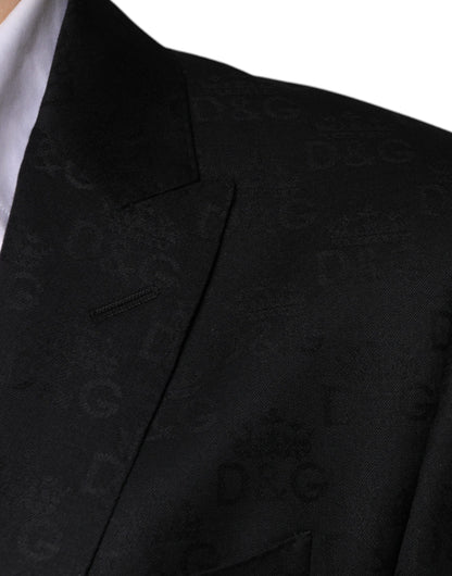 Однобортний офіційний блейзер Dolce &amp; Gabbana з чорної вовни