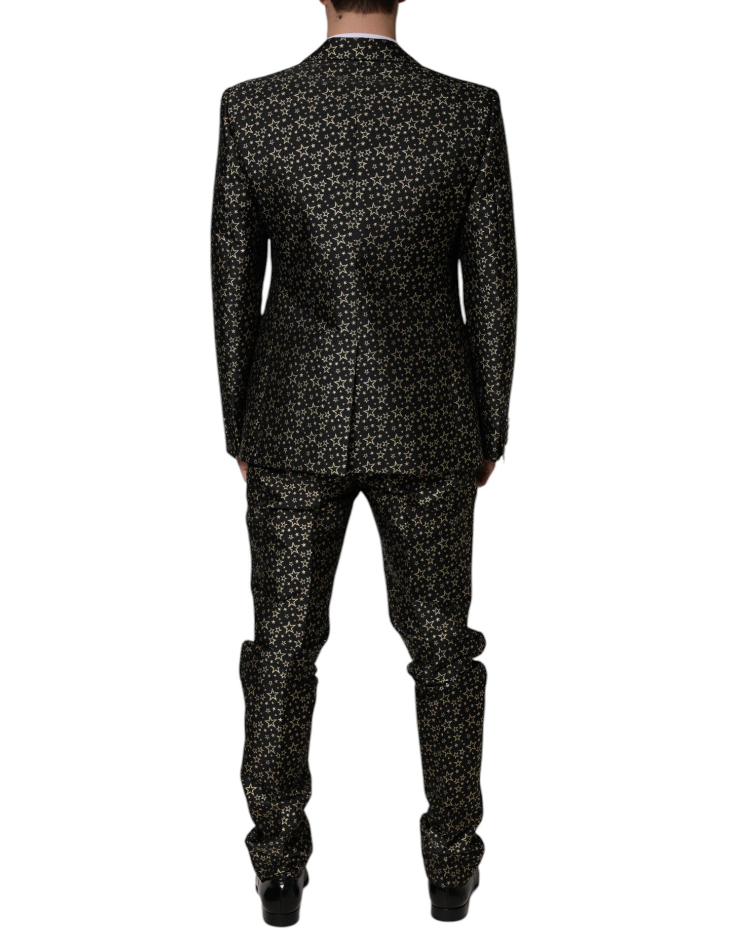 Жакардовий костюм Dolce &amp; Gabbana Black Stars SICILIA