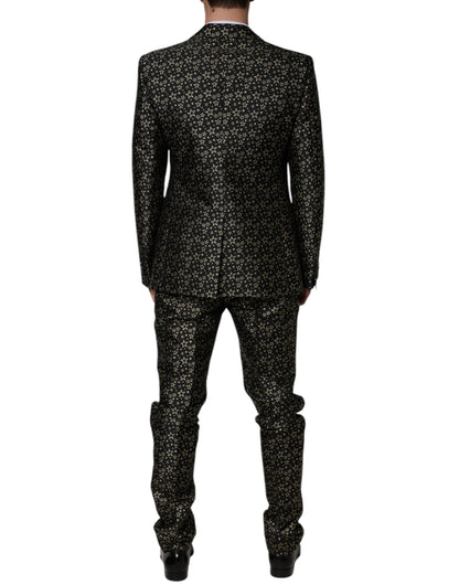Жакардовий костюм Dolce &amp; Gabbana Black Stars SICILIA