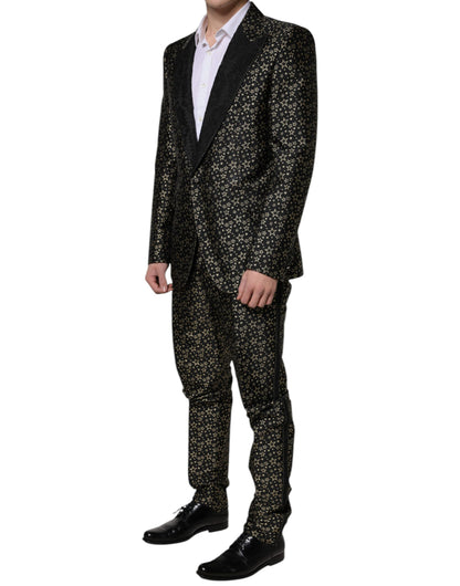 Жакардовий костюм Dolce &amp; Gabbana Black Stars SICILIA