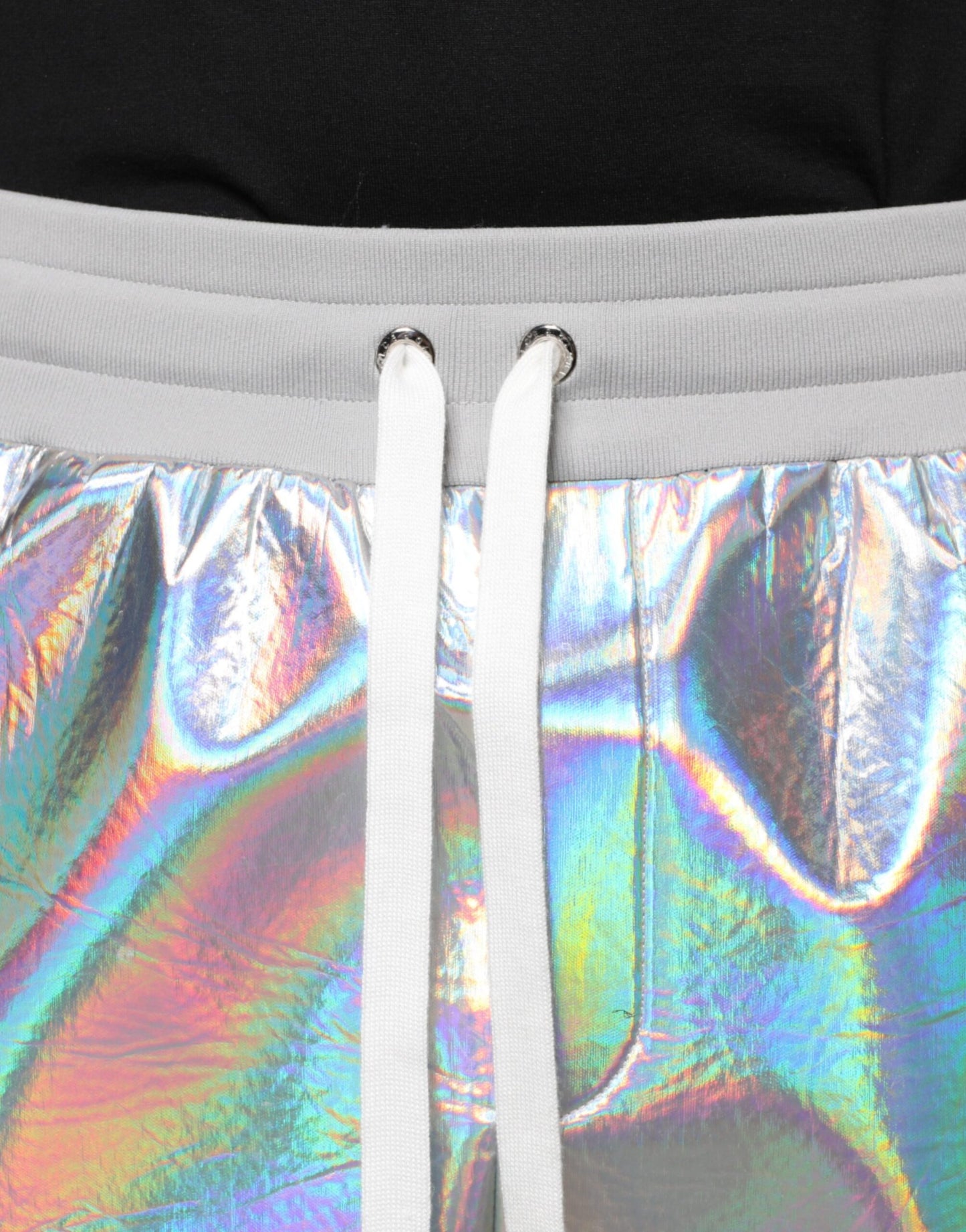 Dolce &amp; Gabbana Silver Iridescent Чоловічі спортивні штани Jogger
