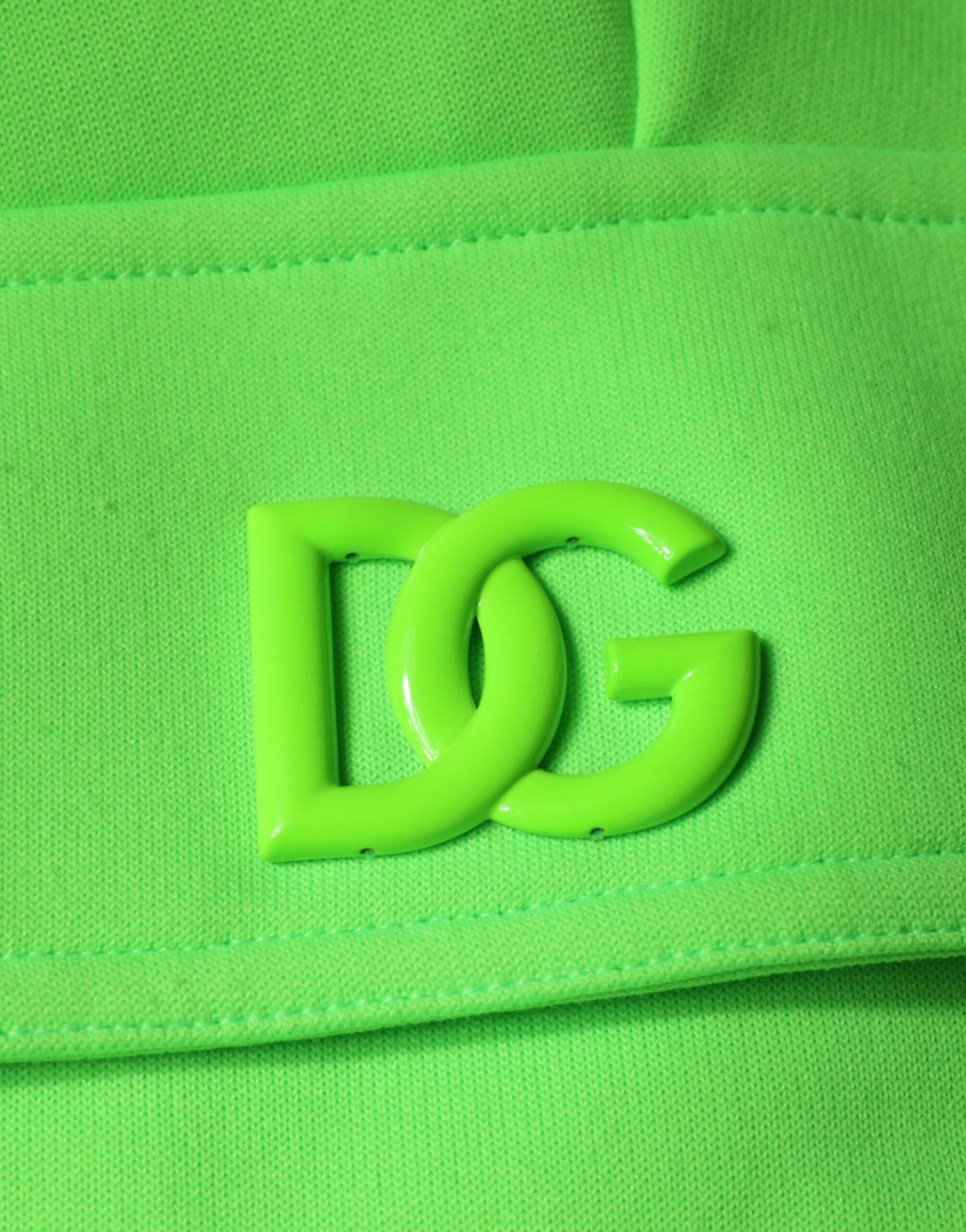 Dolce &amp; Gabbana Neon Green Polyester Cargo Jogger Sweatpants Штани