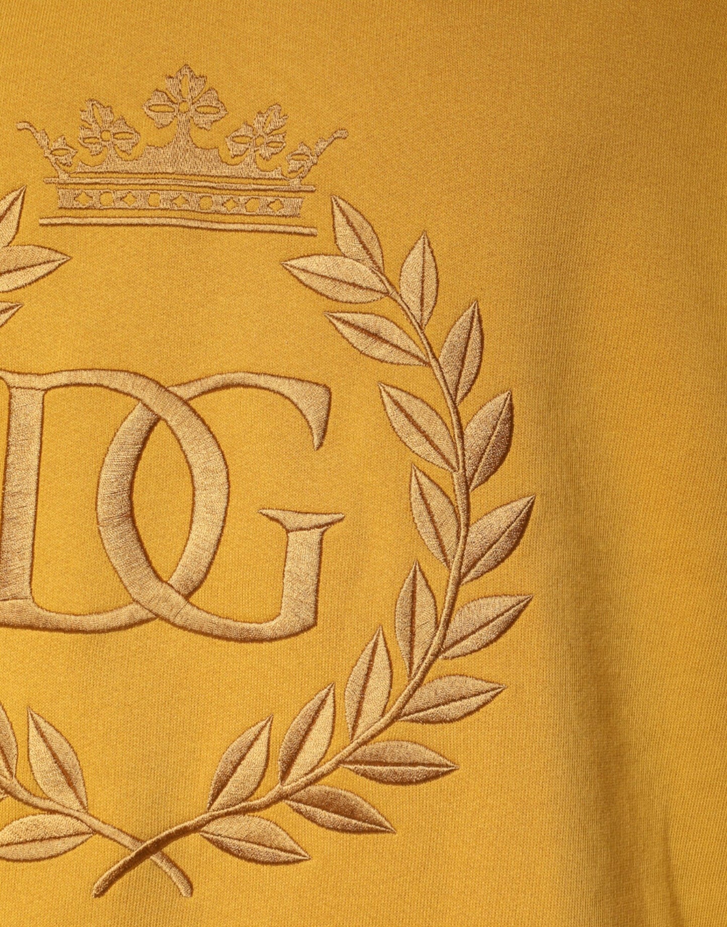 Гірчичний чоловічий светр Dolce &amp; Gabbana DG з капюшоном