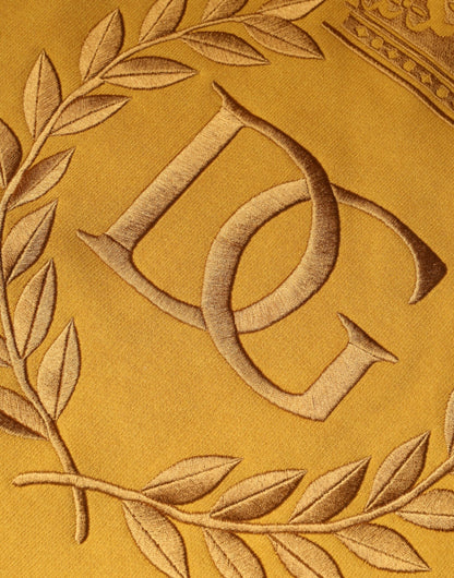 Гірчичний чоловічий светр Dolce &amp; Gabbana DG з капюшоном