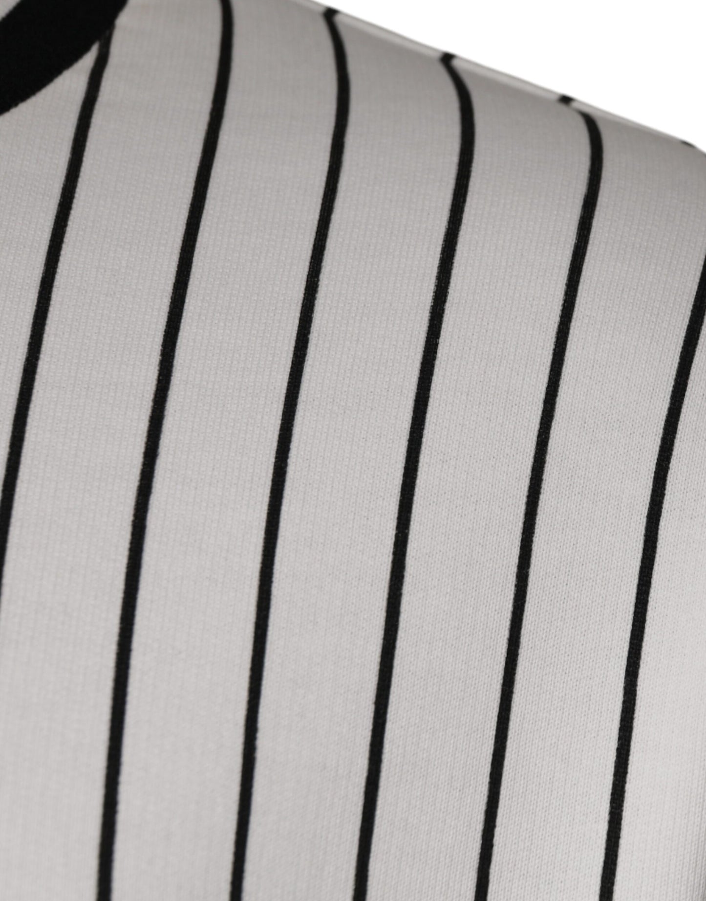 Світшот Dolce &amp; Gabbana Black White Stripes Logo