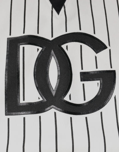 Світшот Dolce &amp; Gabbana Black White Stripes Logo