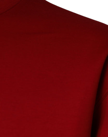 Бавовняний світшот з логотипом Dolce &amp; Gabbana Maroon DG