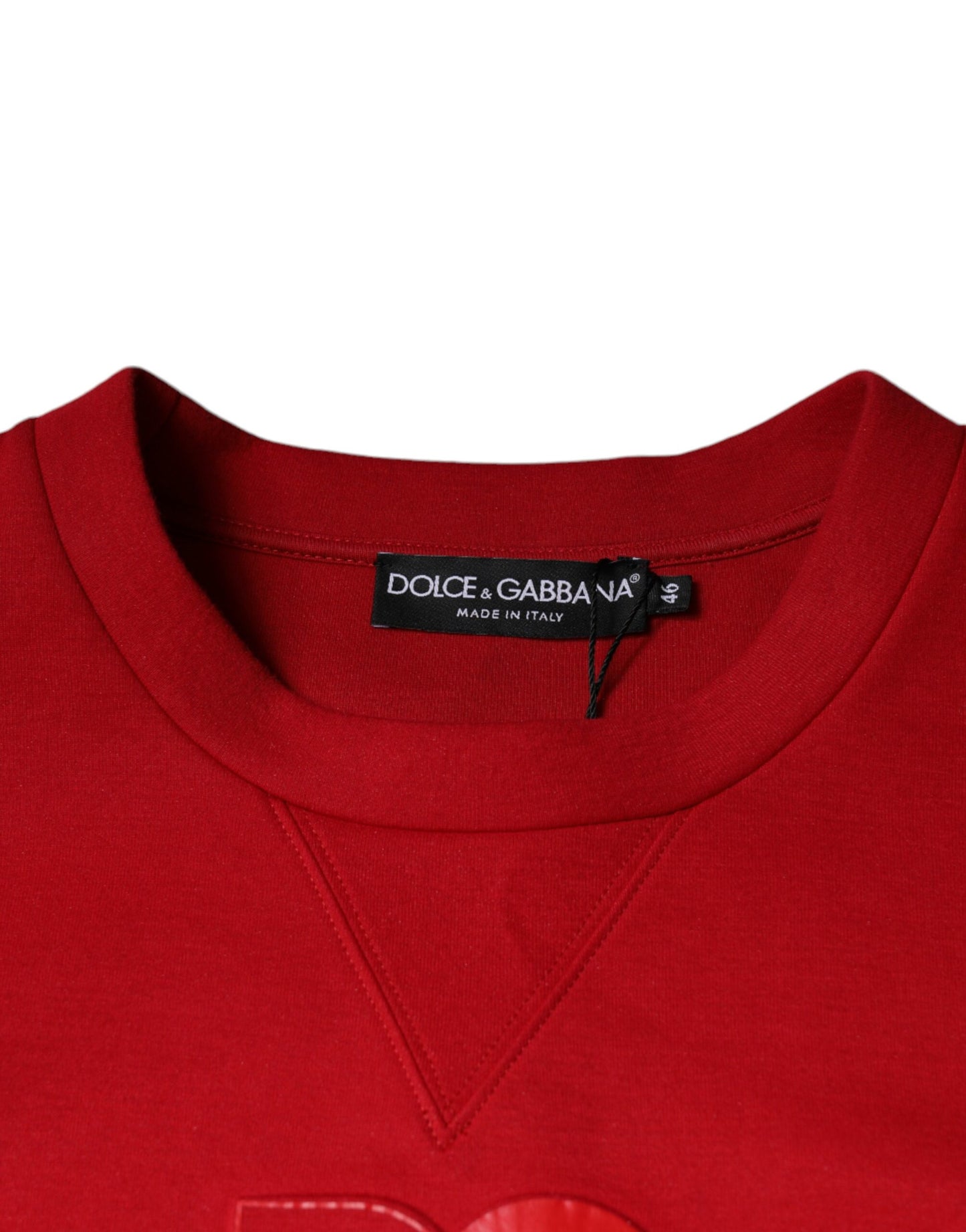 Бавовняний світшот з логотипом Dolce &amp; Gabbana Maroon DG