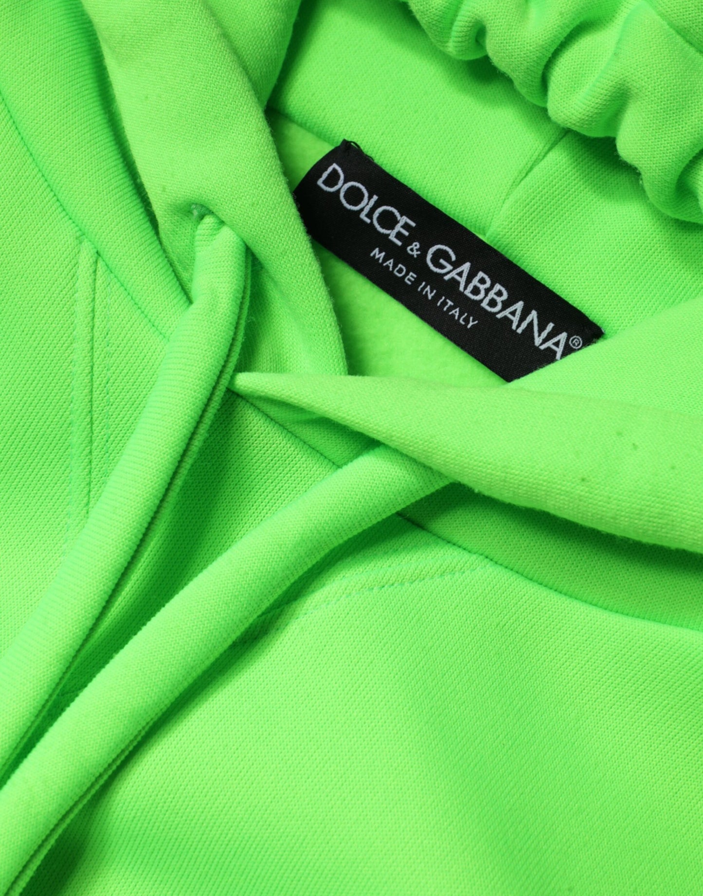 Чоловіча толстовка з капюшоном і зеленим логотипом Dolce &amp; Gabbana