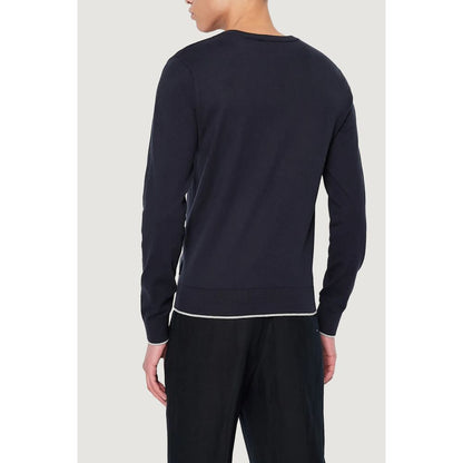 Синя бавовняна футболка Armani Exchange