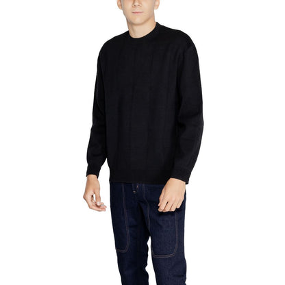 Чорна бавовняна футболка Armani Exchange